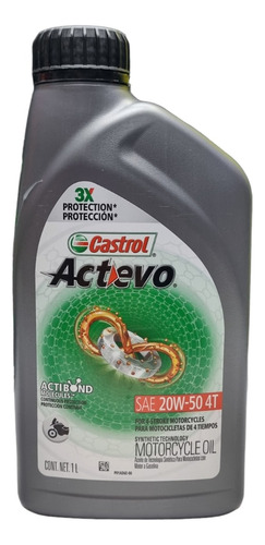 Aceite Castrol Actevo 4t 20w-50