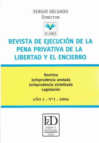 Revista De Ejecución De La Pena Privativa De La Libertad Nº1