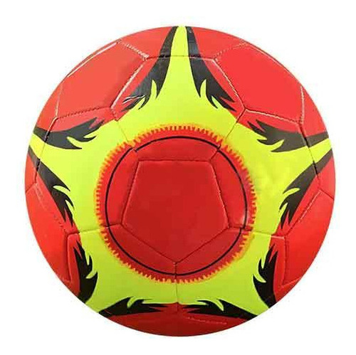 Mini Bola De Futebol Vermelha Pequena Material Sintético