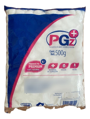 Torundas De Algodón Absorbente Pgz 500g