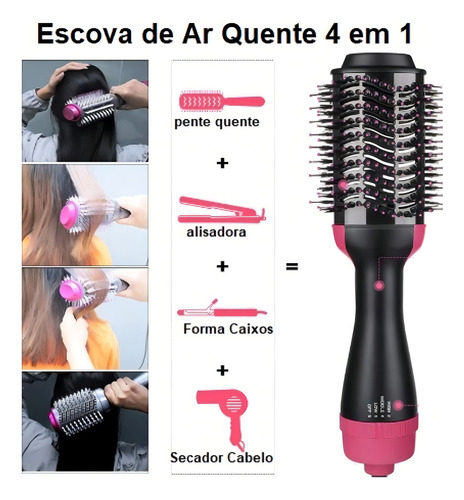 Potente Cepillo Alaciador 3 En 1 Step One 127v/110v