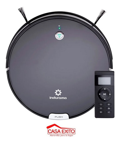Imagen 2 de 3 de Aspiradora Robotica Indurama Rai-420 Inteligente Negro