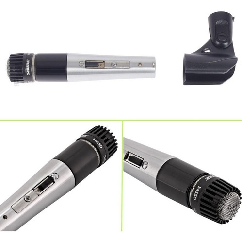 Micrófono Dinámico Shure 545sd Cardioide Para Instrumento Color Negro