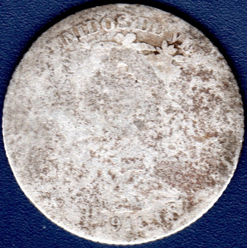 Moneda De Plata De 1 Bolívar De 1911