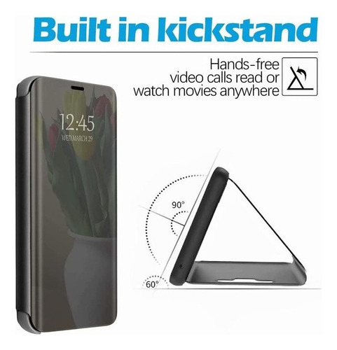 Qk Funda Para Samsung Carcasa Com Soporte Y 2 Mica Vidrio