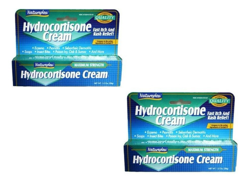 2 Pack Natureplex Hidrocortisona Crema 42.5g 100% Americano