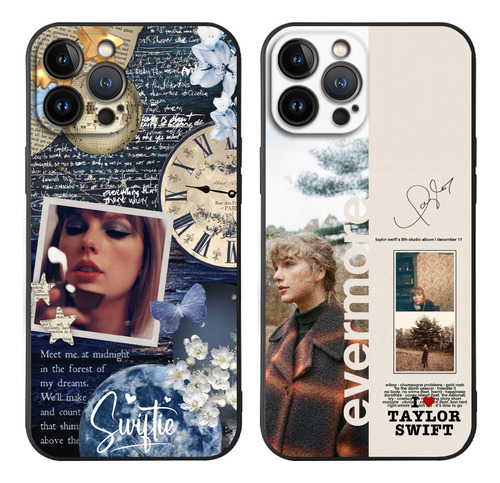 2pcs Lover Folklore Taylor Swift Funda Para iPhone Ts007
