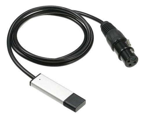 Adaptador De Interfaz Usb De Cable De Regalo A Cable Dmx Dm