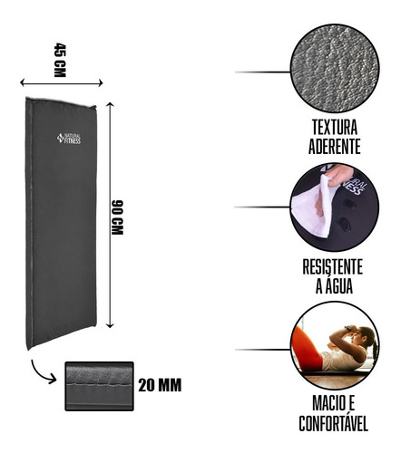 Kit 10 Colchonete Espuma , Academia, Tapete 2cm Preto