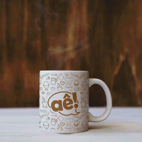 Imagem 3 de 3 de Caneca Personalizada De Porcelana Branca