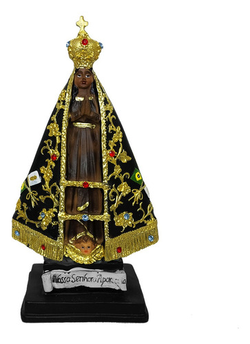 Imagem Nossa Senhora Aparecida 20cm Resina Wincy