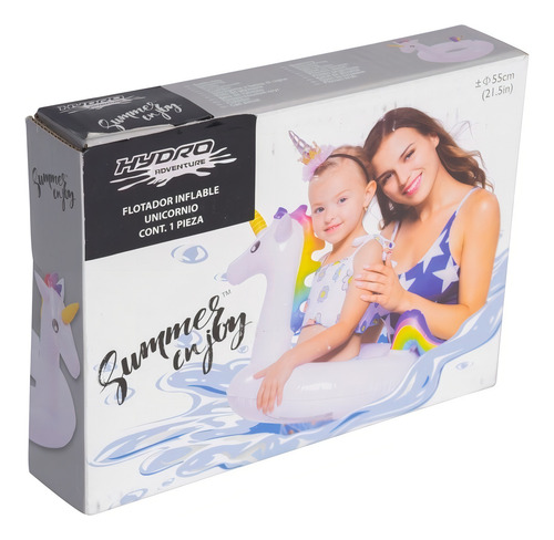 Inflable Salvavidas Con Forma De Unicornio Hydro Adventure
