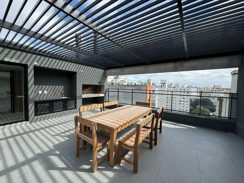 Venta Apartamento Monoambiente Con Terraza A Estrenar Pocitos