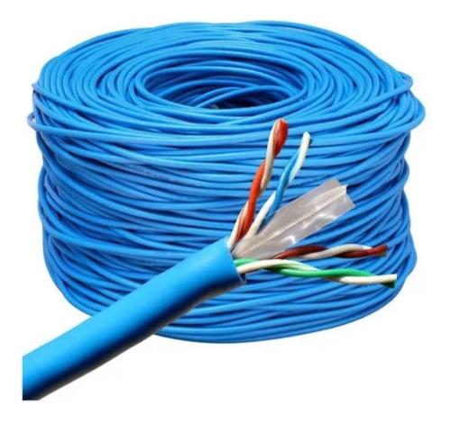 Cable Utp Cat6 Redes Lan Cctv 305 Metros