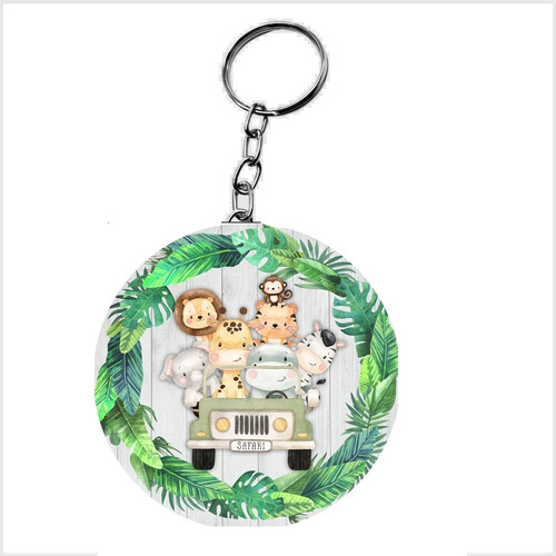Kit 60un Chaveiro Personalizado Em Mdf Safari A10