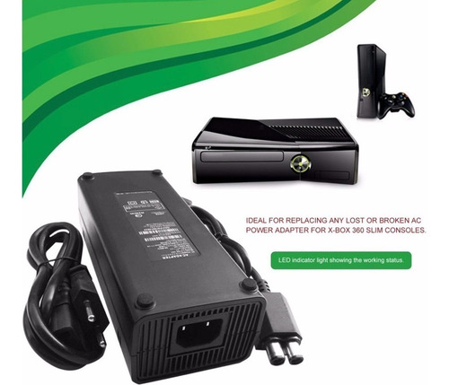 Imagen 3 de 3 de Cargador Eliminador Para Xbox 360 Slim Genérico