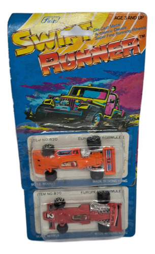 Coleccion Carritos F1 Vintage Swif Runner Años 80