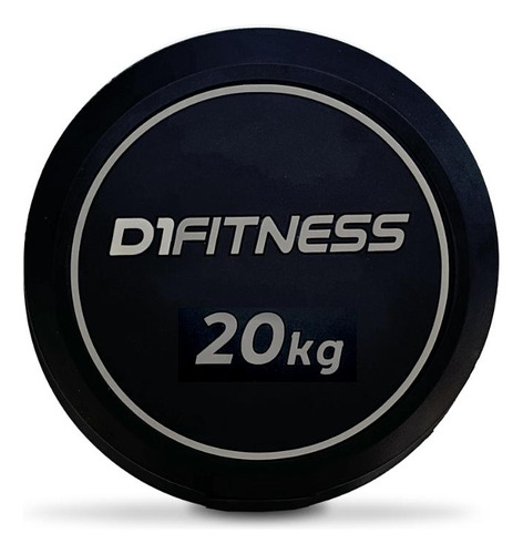 Barra Montada Reta Emborrachada - Elite 20kg Musculação