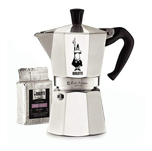 Bialetti 06651 Máquina De Estufa Moka Express Con Café