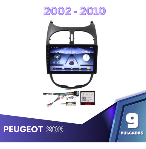 Bisel Adaptador Peugeot 207 2002-2010 De 9 Pul +canbus