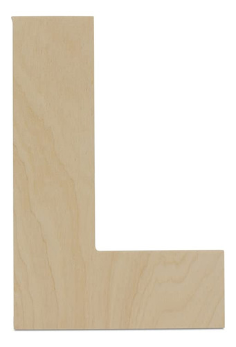 Letras De Madera - L - Monograma De Artesania Decorativa S