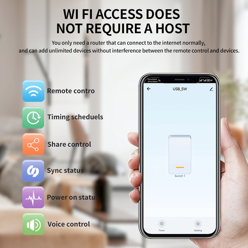 Módulo De Disyuntor Inteligente App Control Wifi Rf433