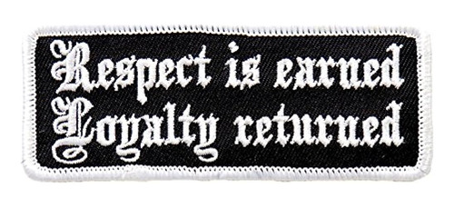 Hot Leathers-ppl9498 Respect Is Earned Patch (multicolor, 4 