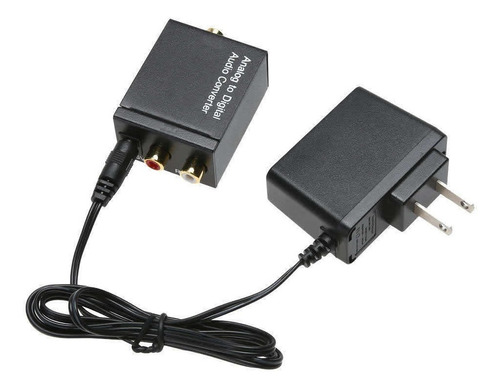 Convertidor De Audio Óptico A Rca Analógico - Incluye Cable