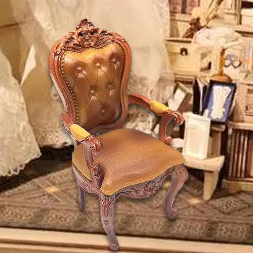 Silla De Muñeca Para Decorar Tu Hogar, Diseño Amarillo