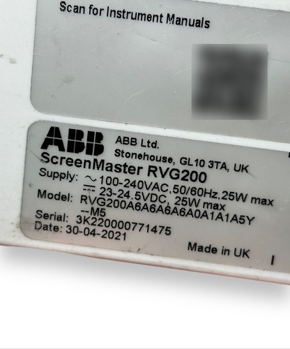 Screenmaster Abb Rvg200 (Usado)