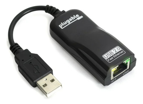 Adaptador De Red Usb 2.0 A Ethernet Rj45 Rápido 100 Mbps