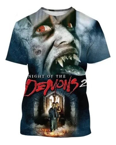 Camiseta Con Estampado 3d Night Of The Demons