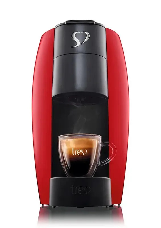 Cafeteira Tres Automática Lov Vermelha Vermelho