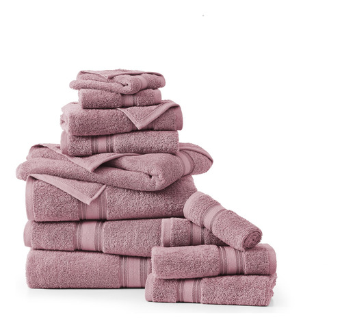 Juego De Toallas De Baño Lane Linen Luxury, 12 Piezas, 100%
