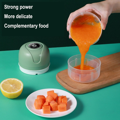 T Trituradora Eléctrica Mini Procesadora De Alimentos Usb