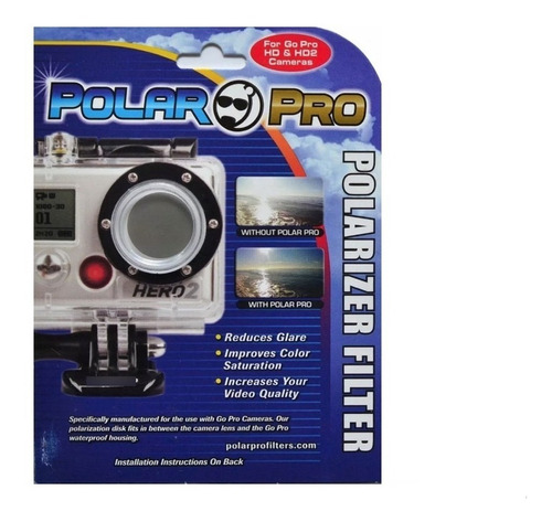 Filtro Polarizado Polar  Pro Para Gopro Hero  Y Hero 2