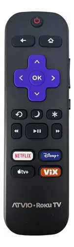 comprar Control Remoto Original Atvio Roku Tv Netflix Hbo Smart