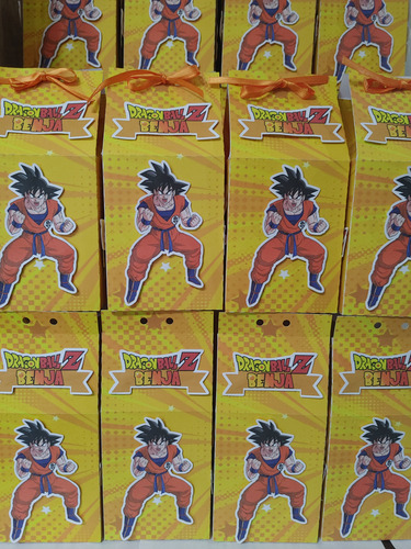 Caja Milkbox 3d Gde Dragon Ball Z/super Souvenir X10