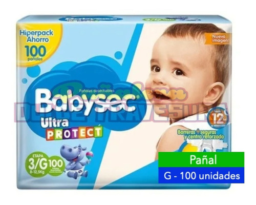 Pañal Babysec Etapa 3 G X100 - Unidad a $1100