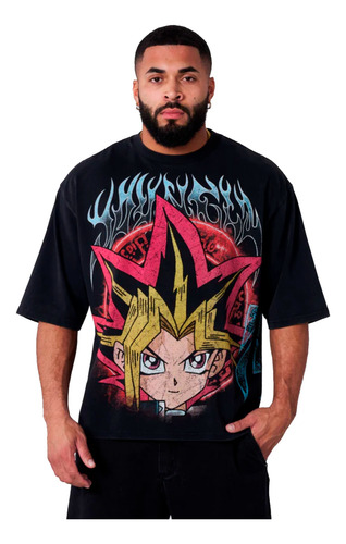 Playera Deportiva Youngla 4123 Yu Gi Oh! Tee Original