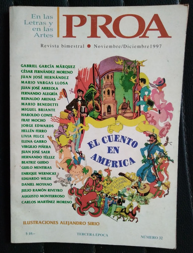 El Cuento En América 26 Autores Revista Proa 1997 N°32 144p