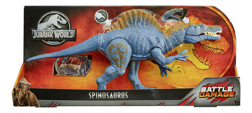 Figura de Spinosaurus Mattel Gfh11 de Jurassic World Battle Damage