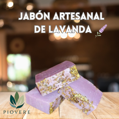 Piovere Jabón Artesanal De Lavanda 100gr