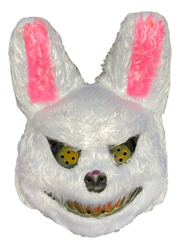 Mascara De Conejo Terror Con Luces. Disfraz Halloween