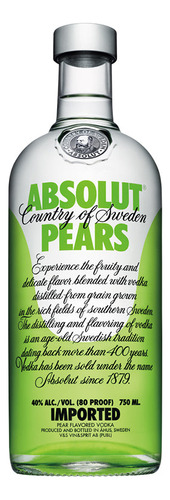 Vodka Absolut Pears 750ml