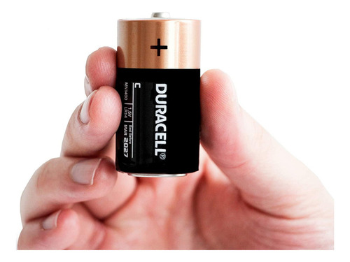Duracell Pilas C Alcalinas 1.5V, Larga Duración, 2 pilas