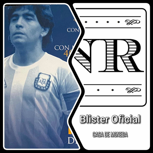 Maradona - Moneda / Medalla - Sdcdm - Níquel - Blister