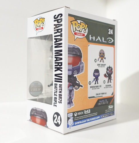 Funko Pop! Halo - Spartan Mark Vii With Br75 24 Exclusivo (Usado)