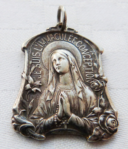 Monijor62-coleccion Medalla Religiosa Virgen De Lourdes