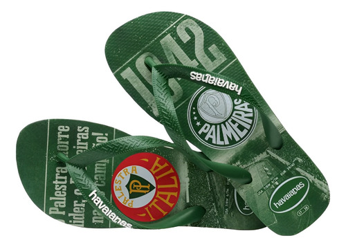 Chinelo Havaianas Original Time Futebol Palmeiras